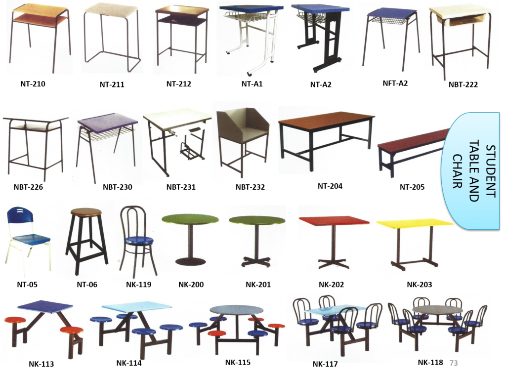 student chair and table malaysia 2